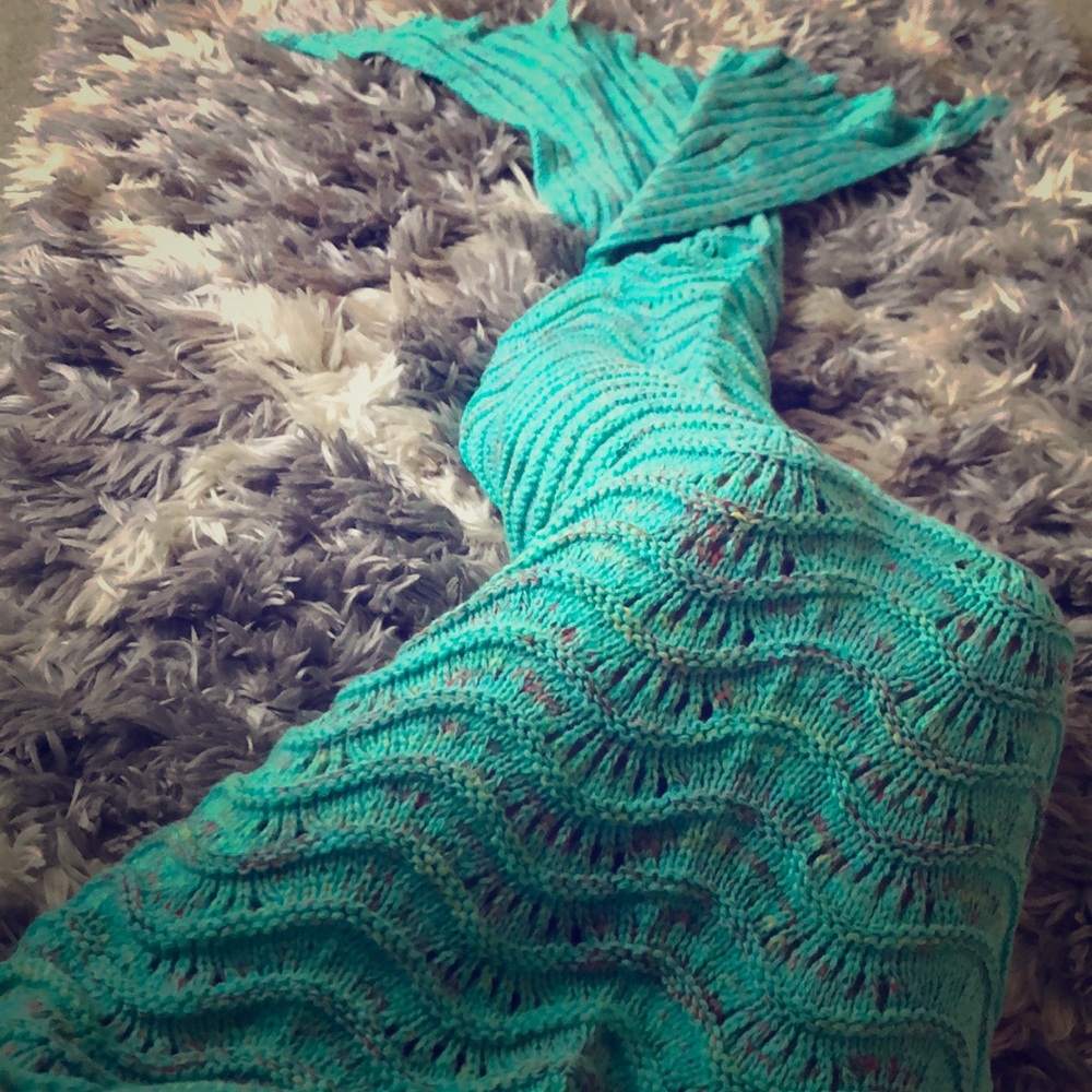 Mermaid Tail Crochet Blanket